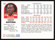Mookie Blaylock Autographed 1992-93 Hoops Card #351 Atlanta Hawks SKU #258964