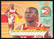 Mookie Blaylock Autographed 1992-93 Fleer Ultra Card #221 Atlanta Hawks SKU #258965