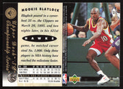 Mookie Blaylock Autographed 1995-96 SP Championship Card #29 Atlanta Hawks SKU #258968