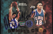 Andrew DeClercq & Dan Cross Autographed 1995 Classic Bumper Crop Card #BC-99 Florida SKU #259022