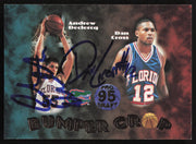Andrew DeClercq & Dan Cross Autographed 1995 Classic Bumper Crop Card #BC-99 Florida SKU #259023