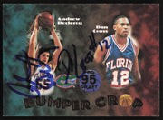 Andrew DeClercq & Dan Cross Autographed 1995 Classic Bumper Crop Card #BC-99 Florida SKU #259024