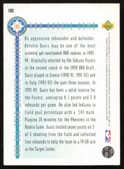 Antonio Davis Autographed 1994-95 Upper Deck Card #193 Indiana Pacers SKU #259034