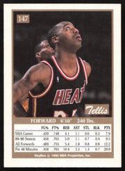 Tellis Frank Autographed 1990-91 Skybox Card #147 Miami Heat SKU #259041
