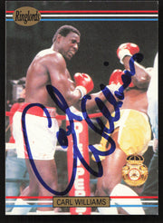Carl Williams Autographed 1991 Ringlords Card #7 SKU #259044