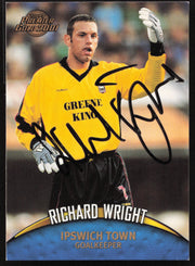 Richard Wright Autographed 2001 Topps Premier Gold Card #51 Ipswich Town SKU #259048