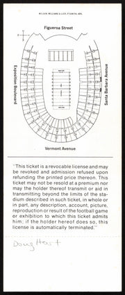 Doug Hart Autographed Super Bowl I Replica Ticket (1967) Green Bay Packers "To John" SKU #259061