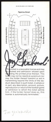 Jim Grabowski Autographed Super Bowl I Replica Ticket (1967) Green Bay Packers (Signed on Back) SKU #259066