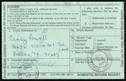 Cincy Powell Autographed 1994 Government Postcard ABA SKU #259072