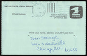 Cincy Powell Autographed 1994 Government Postcard ABA SKU #259072