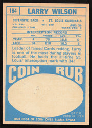 Larry Wilson Autographed 1968 Topps Card #164 St. Louis Cardinals "HOF 78" SKU #259086