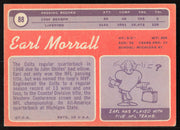 Earl Morrall Autographed 1970 Topps Card #88 Baltimore Colts SKU #259097
