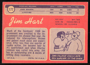 Jim Hart Autographed 1970 Topps Card #177 St. Louis Cardinals SKU #259098