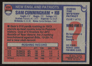 Sam Cunningham Autographed 1976 Topps Card #434 New England Patriots SKU #259158