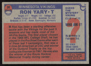 Ron Yary Autographed 1976 Topps Card #30 Minnesota Vikings SKU #259167