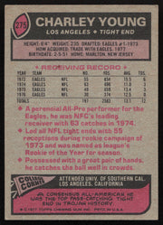 Charley Young Autographed 1977 Topps Card #275 Los Angeles Rams SKU #259170