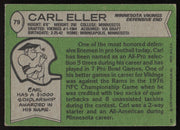 Carl Eller Autographed 1978 Topps Card #79 Minnesota Vikings SKU #259184