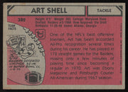 Art Shell Autographed 1980 Topps Card #382 Oakland Raiders SKU #259201