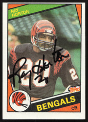 Ray Horton Autographed 1984 Topps Card #41 Cincinnati Bengals SKU #259236