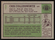 Cris Collinsworth Autographed 1984 Topps Card #37 Cincinnati Bengals SKU #259238