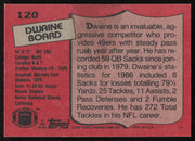 Dwaine Board Autographed 1987 Topps Card #120 San Francisco 49ers SKU #259273