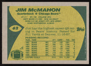 Jim McMahon Autographed 1989 Topps Card #62 Chicago Bears SKU #259294