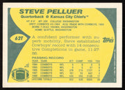 Steve Pelluer Autographed 1989 Topps Traded Card #62T Kansas City Chiefs SKU #259300