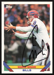 Chris Mohr Autographed 1993 Topps Card #484 Buffalo Bills SKU #259375