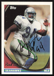 Rod Stephens Autographed 1994 Topps Card #22 Seattle Seahawks SKU #259380