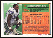 Rod Stephens Autographed 1994 Topps Card #22 Seattle Seahawks SKU #259380