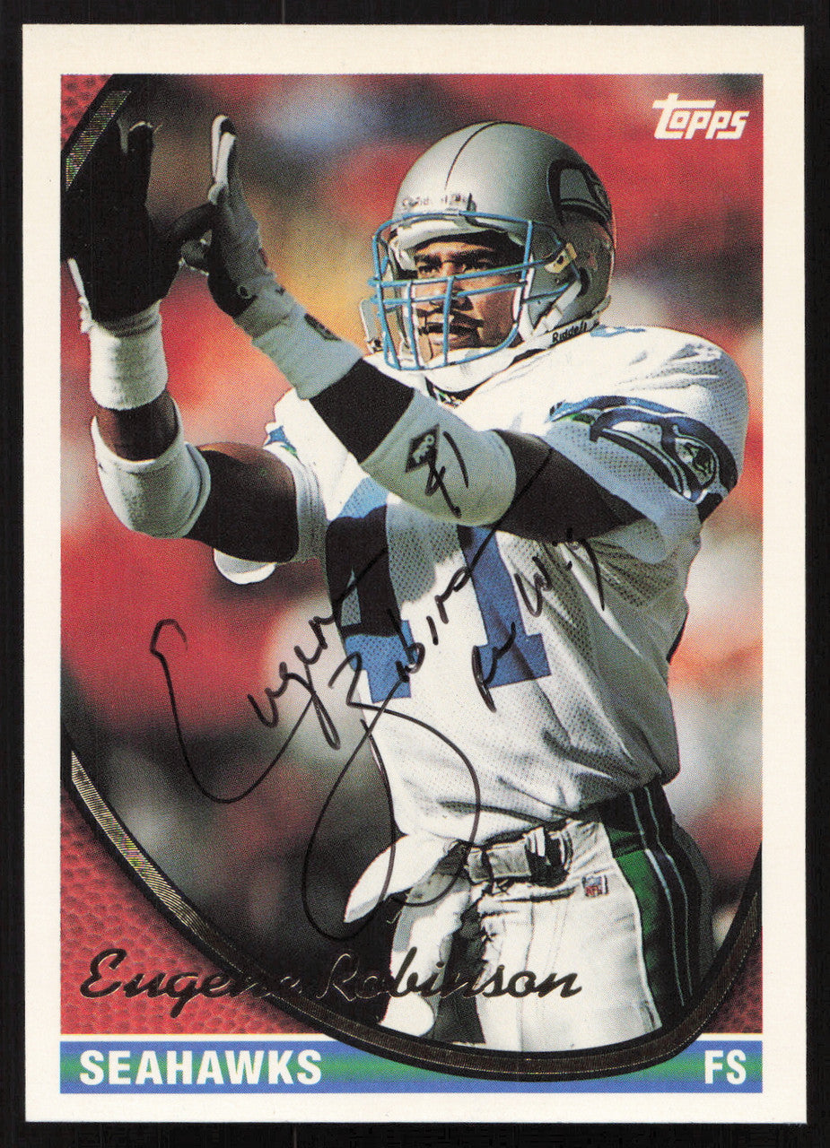 Eugene Robinson Autographed 1994 Topps Card #164 Seattle Seahawks SKU #259382