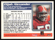 Elijah Alexander Autographed 1995 Topps Rookie Card #251 Denver Broncos SKU #259390