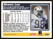 Shawn Lee Autographed 1995 Topps Card #218 San Diego Chargers SKU #259395