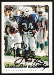Ray Buchanan Autographed 1995 Topps Card #79 Indianapolis Colts SKU #259396