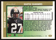 Willie Williams Autographed 1997 Topps Card #187 Seattle Seahawks SKU #259408