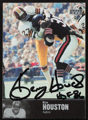 Ken Houston Autographed 1997 Upper Deck Legends Card #27 Washington Redskins SKU #259426