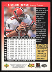 Steve Bartkowski Autographed 1997 Upper Deck Legends Card #77 Atlanta Falcons SKU #259432