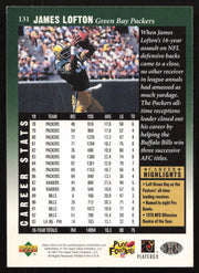 James Lofton Autographed 1997 Upper Deck Legends Card #131 Green Bay Packers SKU #259434