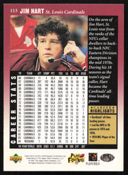 Jim Hart Autographed 1997 Upper Deck Legends Card #113 St. Louis Cardinals SKU #259435