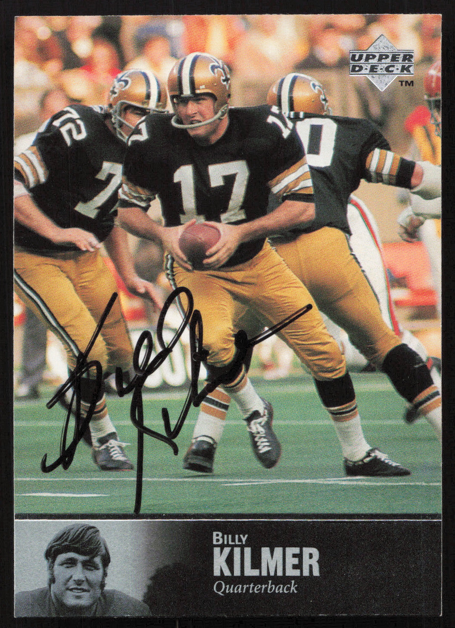 Billy Kilmer Autographed 1997 Upper Deck Legends Card #126 Washington Redskins SKU #259436