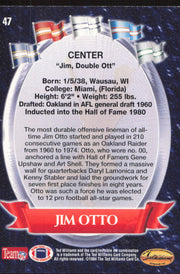 Jim Otto Autographed 1994 Ted Williams Card #47 Oakland Raiders SKU #259451