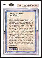 Tommy Maddox Autographed 1992 Upper Deck Gold Rookie Card #G9 Denver Broncos SKU #259501