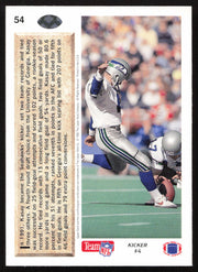 John Kasay Autographed 1992 Upper Deck Rookie Card #54 Seattle Seahawks SKU #259507