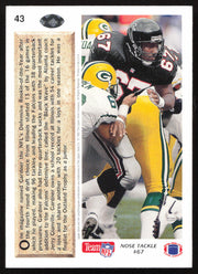 Moe Gardner Autographed 1992 Upper Deck Card #43 Atlanta Falcons SKU #259510