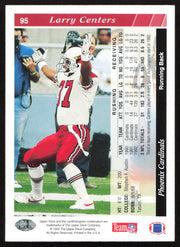 Larry Centers Autographed 1993 Upper Deck Card #95 Arizona Cardinals SKU #259531