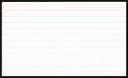 Stan Coveleski Autographed 3x5 Index Card Cleveland Indians SKU #259562