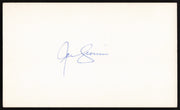 Joe Cronin Autographed 3x5 Index Card Boston Red Sox SKU #259563