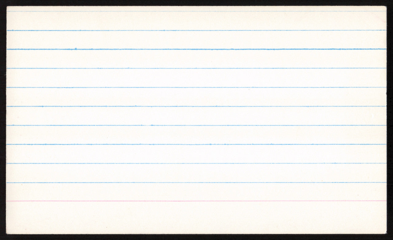Joe Cronin Autographed 3x5 Index Card Boston Red Sox SKU #259563