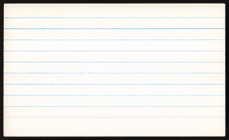 Joe Cronin Autographed 3x5 Index Card Boston Red Sox SKU #259563