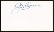 Joe Cronin Autographed 3x5 Index Card Boston Red Sox SKU #259564